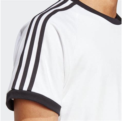 adidas t-shirt weiß 3 streifen herren|adidas 3.